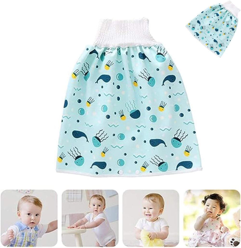 Jupe-couche Confortable imperméable en coton pour bébés et enfants