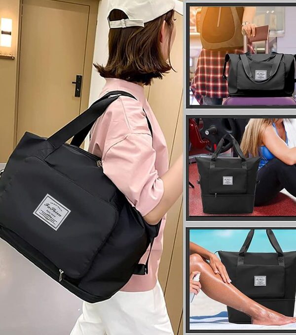 Sac de Voyage, Rangement et Sport pliable et imperméable de grande capacité